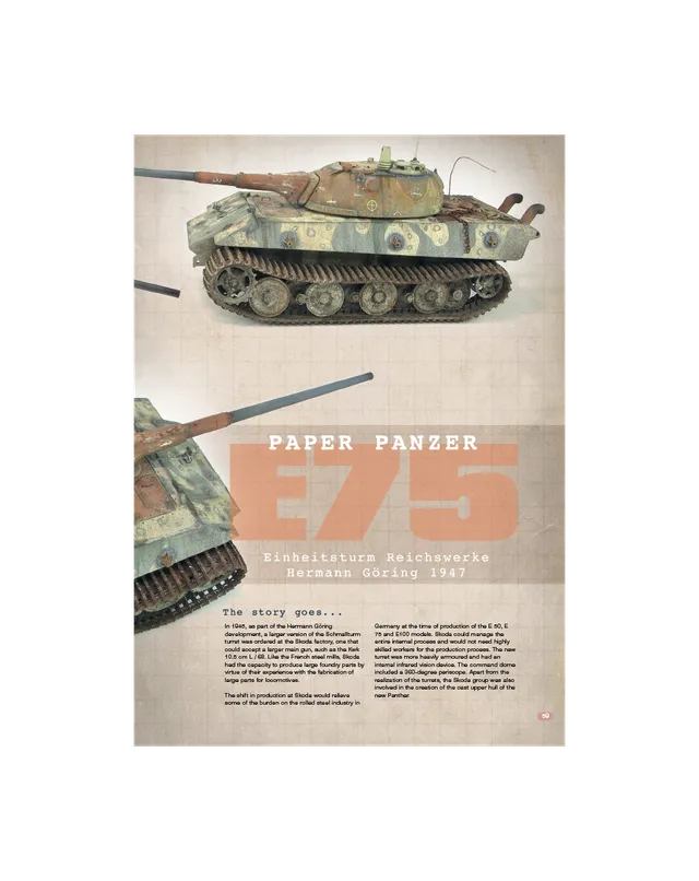 AFV Modeller AFV96 E-75 Paper Panzer articolo pdf
