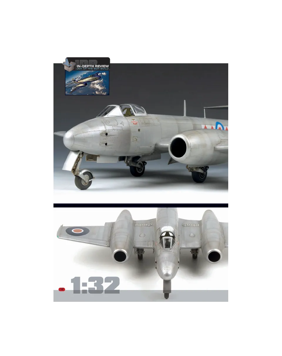 AFV Modeller AIR52 articolo PDF Meteor F.4 modellismo aereo
