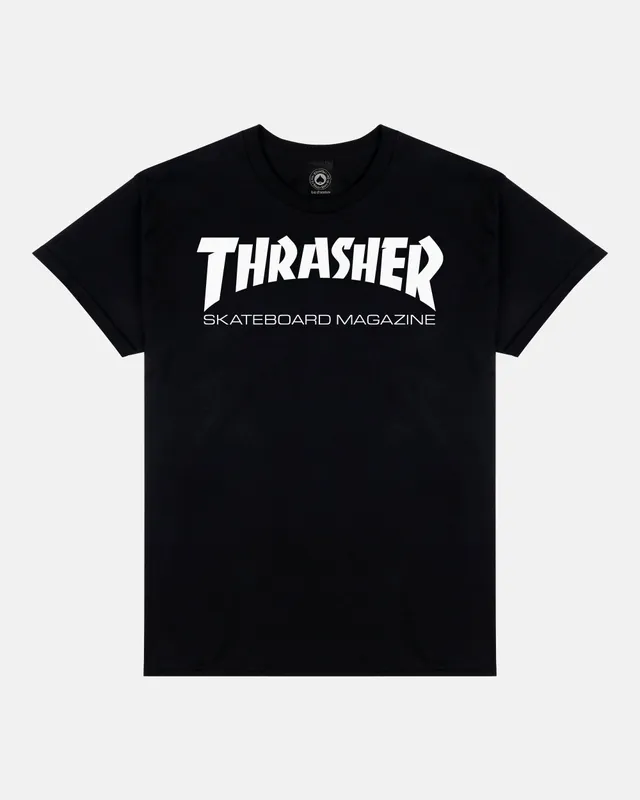 Thrasher Skate Mag t-shirt nera ragazzo cotone