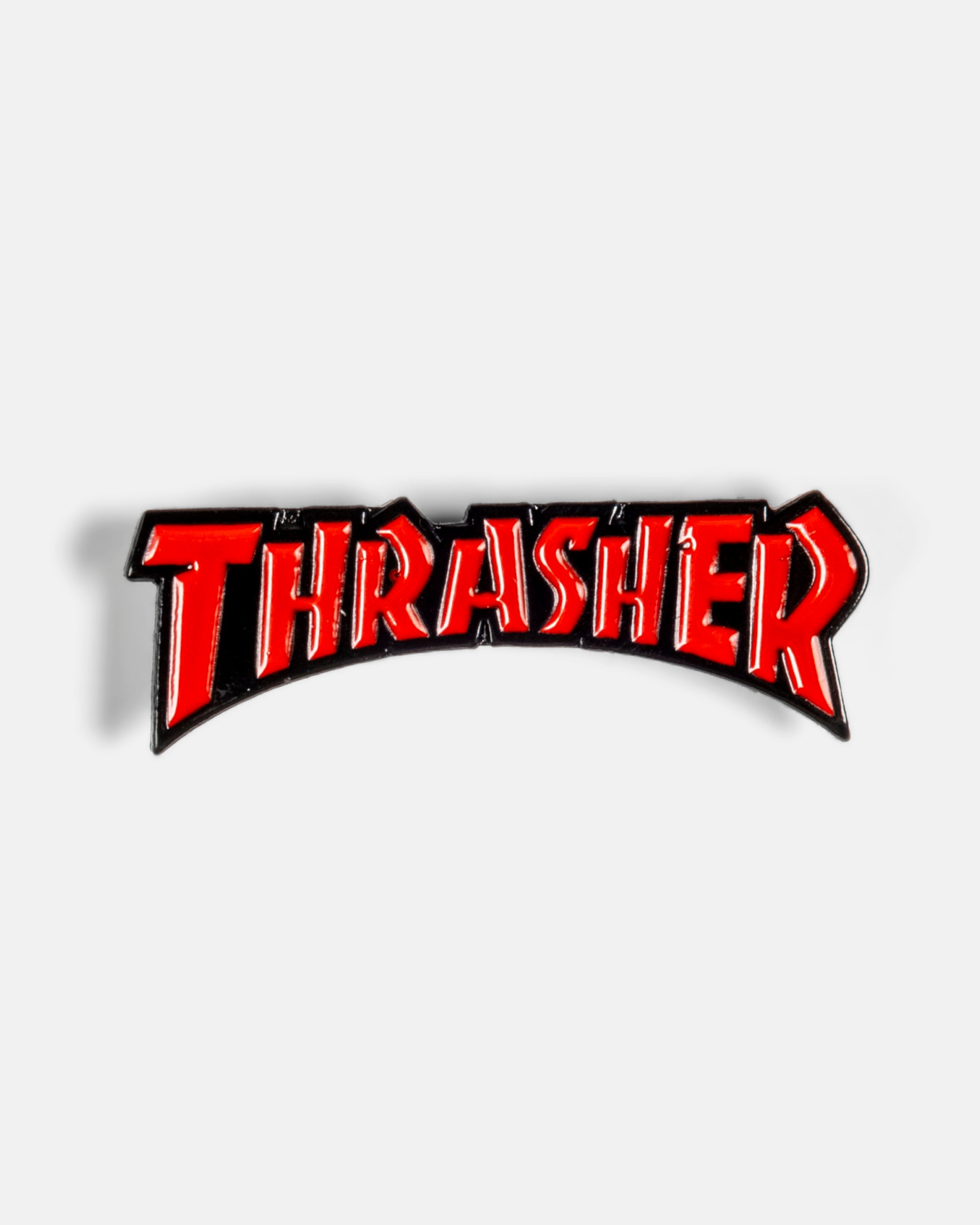 Thrasher spilla smalto rossa logo classico 1,5 pollici