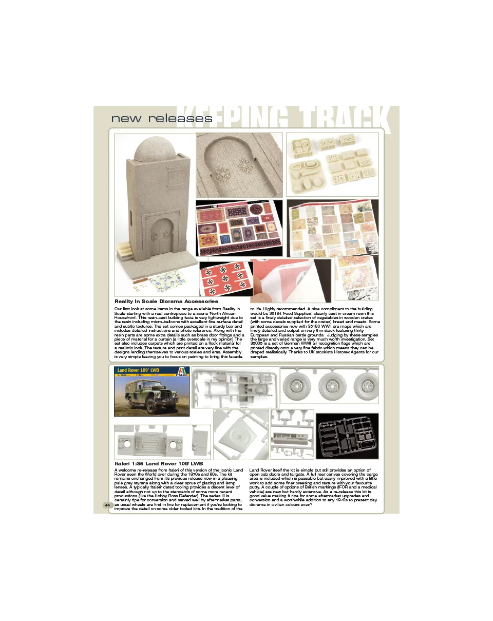 AFV Modeller AFV69 Keeping Track articolo PDF cingoli