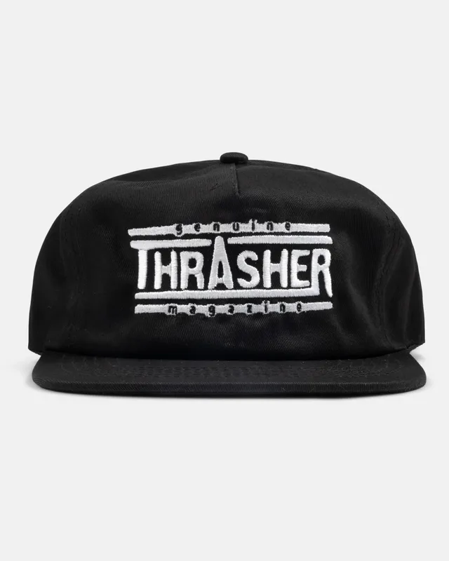 Thrasher Genuine Snapback cappellino nero cotone