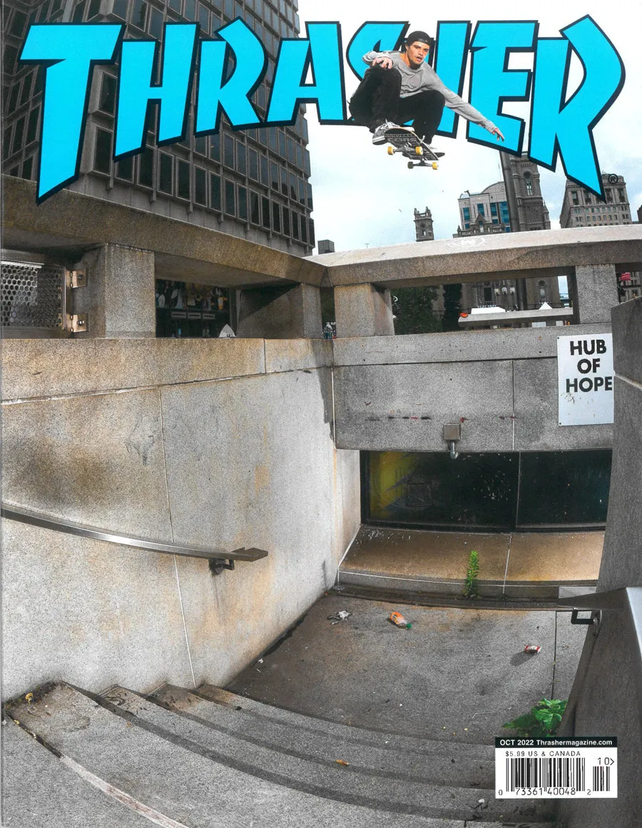 Thrasher Ottobre 2022 rivista copia singola cover O'Dwyer