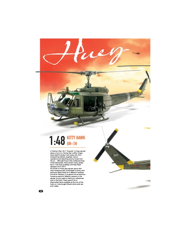 AFV Modeller AIR98 Huey articolo PDF copia singola