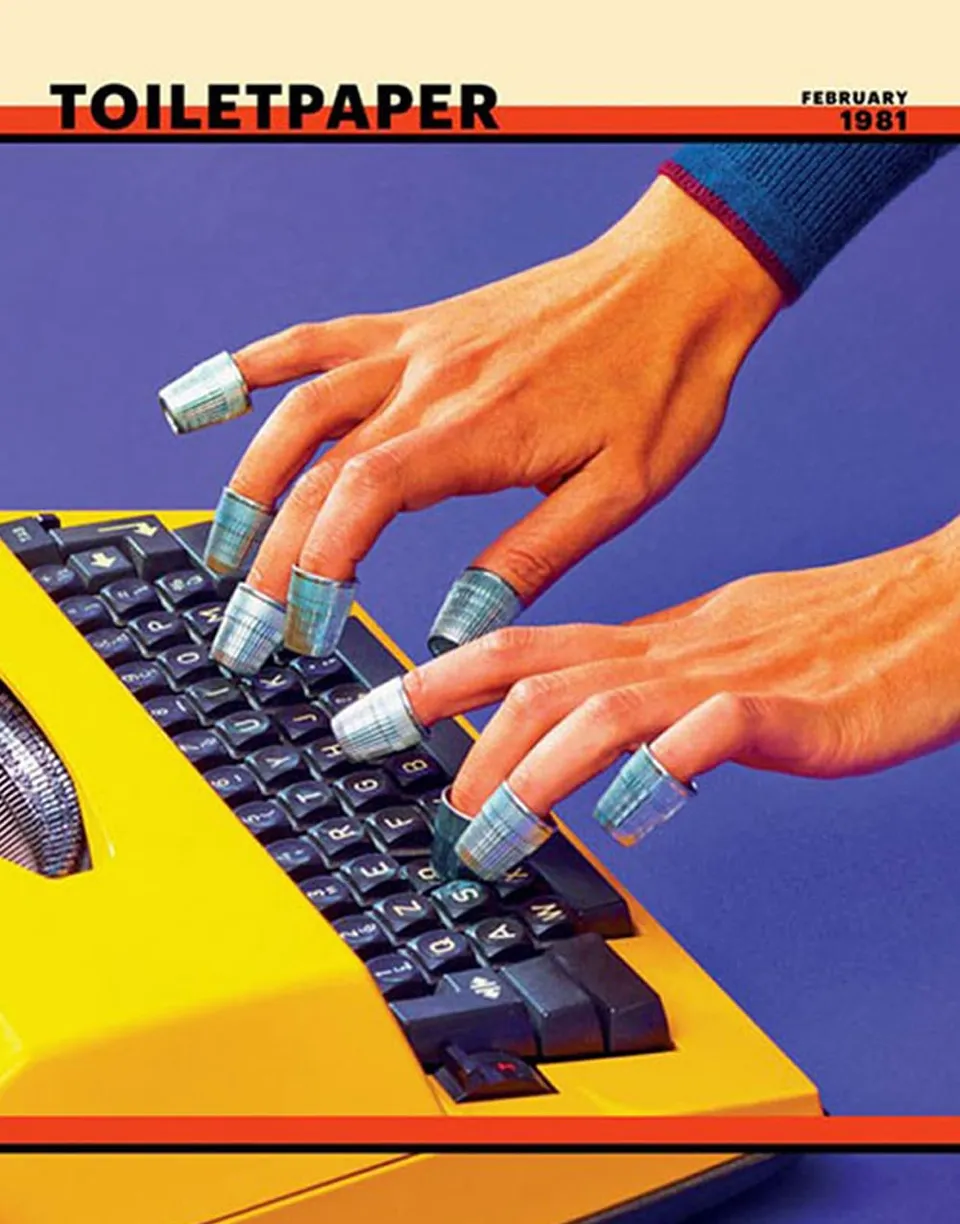 TOILETPAPER Magazine N.9 rivista copia singola illustrata