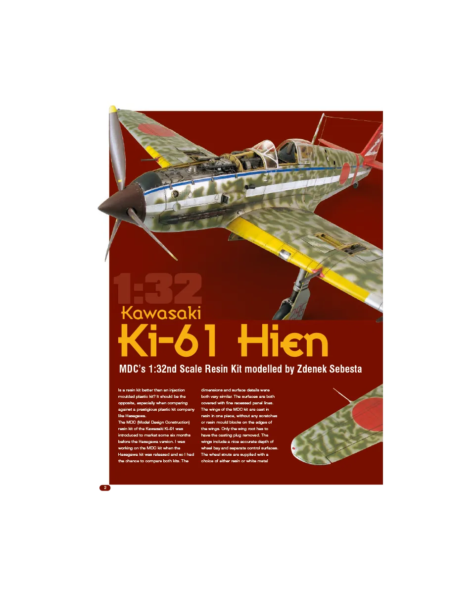 AFV Modeller AIR24 articolo PDF Kawasaki Ki-61 Hien