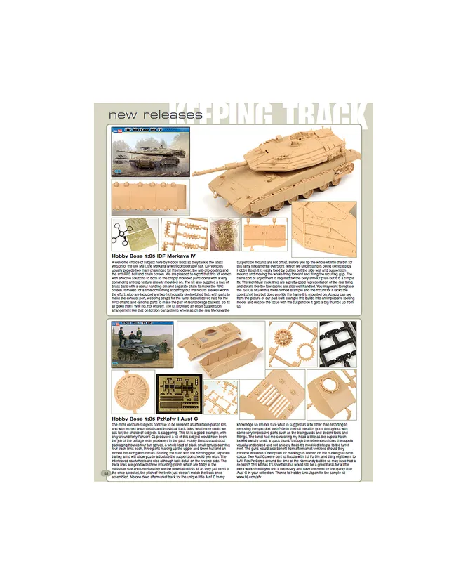 AFV Modeller Issue 58 rivista PDF Keeping Track Novità