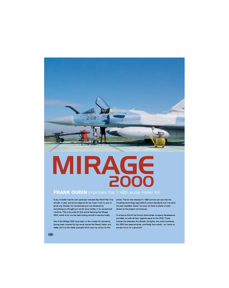 AFV Modeller AIR26 articolo PDF Mirage 2000 caccia