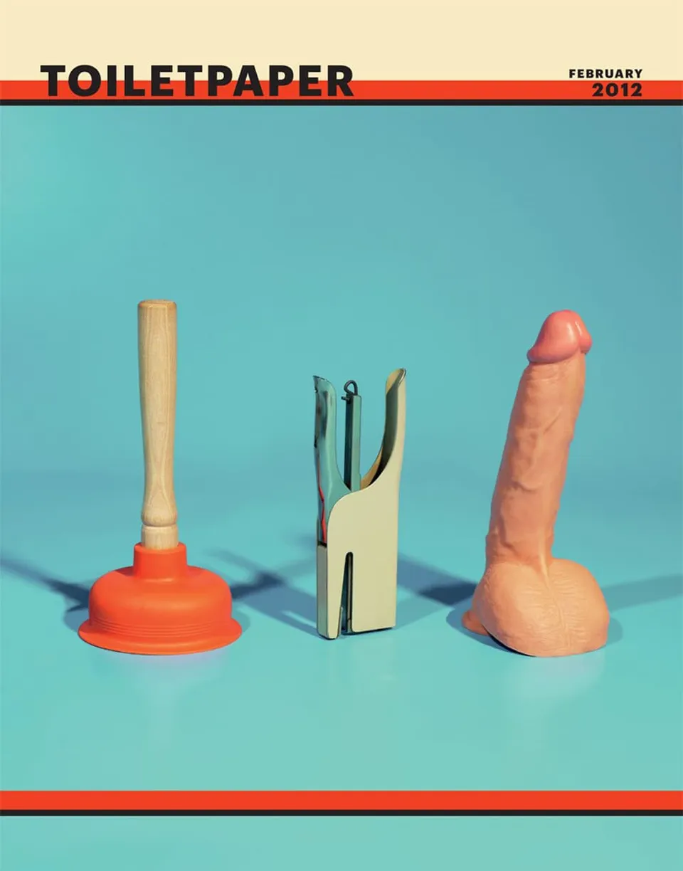 TOILETPAPER Magazine N.5 rivista Red Edition copia singola