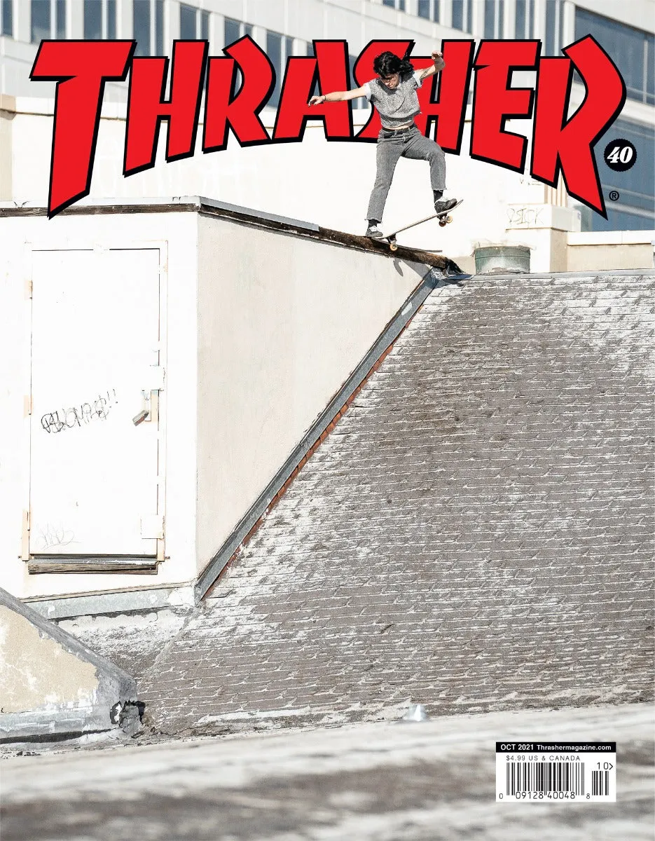 Thrasher Magazine October 2021 rivista arretrato inglese