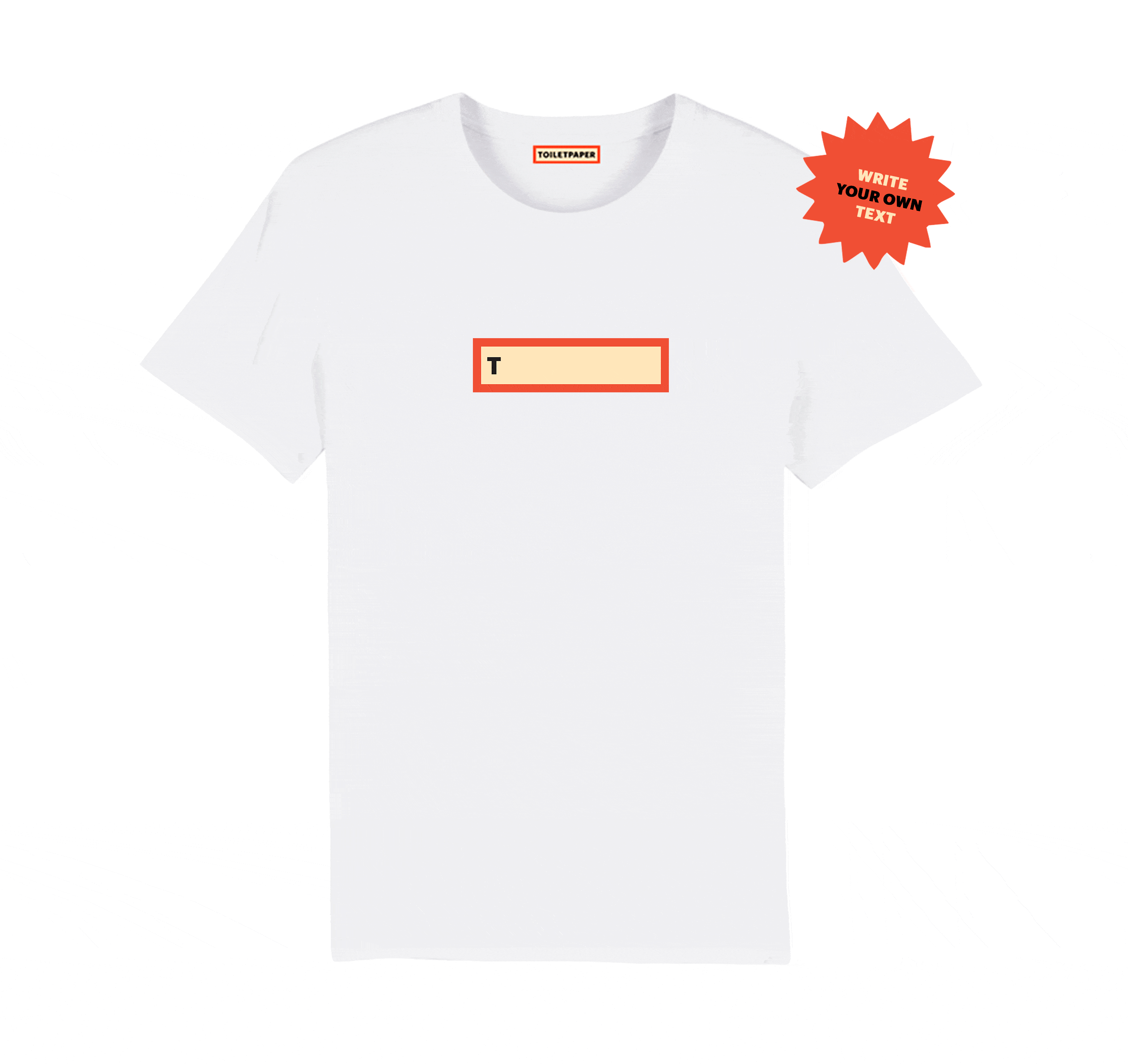 Toiletpaper Logo Custom t-shirt cotone personalizzata