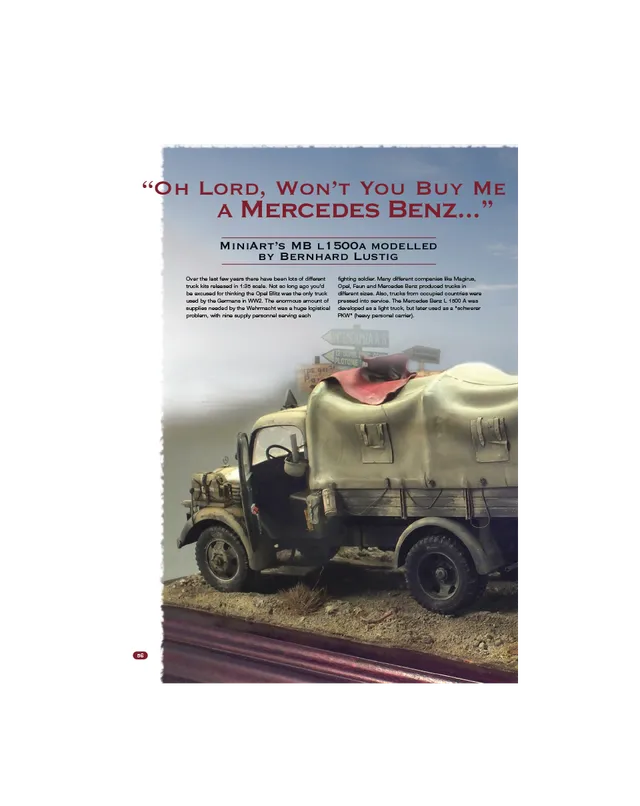 AFV Modeller AFV82 articolo PDF Mercedes Benz