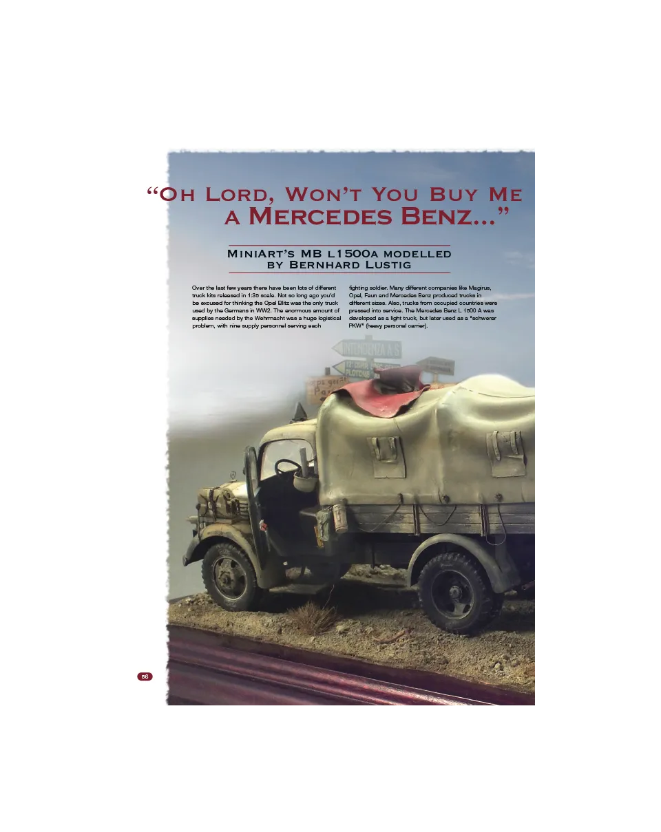 AFV Modeller AFV82 articolo PDF Mercedes Benz