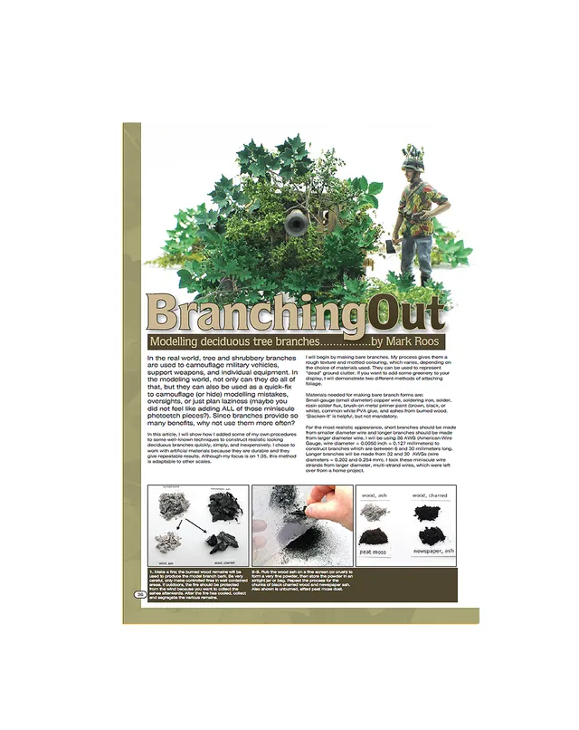 AFV Modeller Issue 58 Branching Out articolo PDF diorami