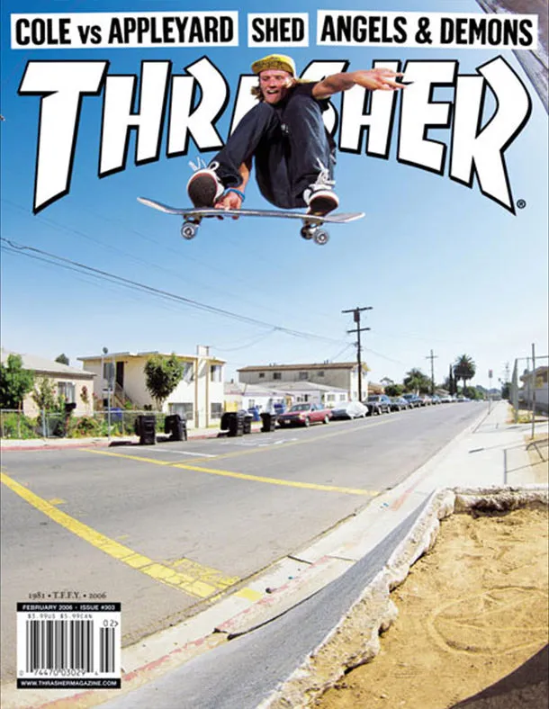 Thrasher Magazine febbraio 2006 rivista arretrata team
