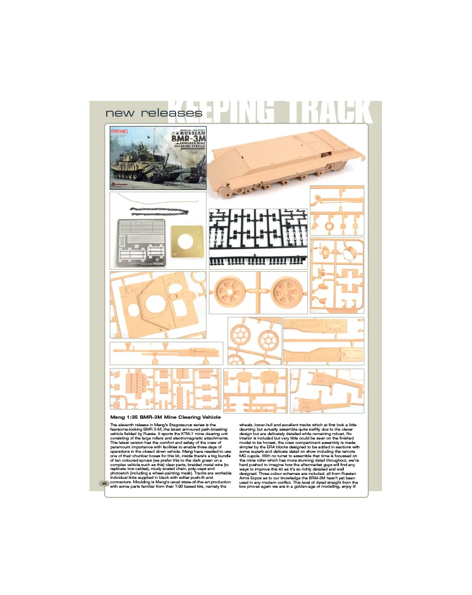 AFV Modeller AFV95 Keeping Track articolo PDF copia singola cingoli