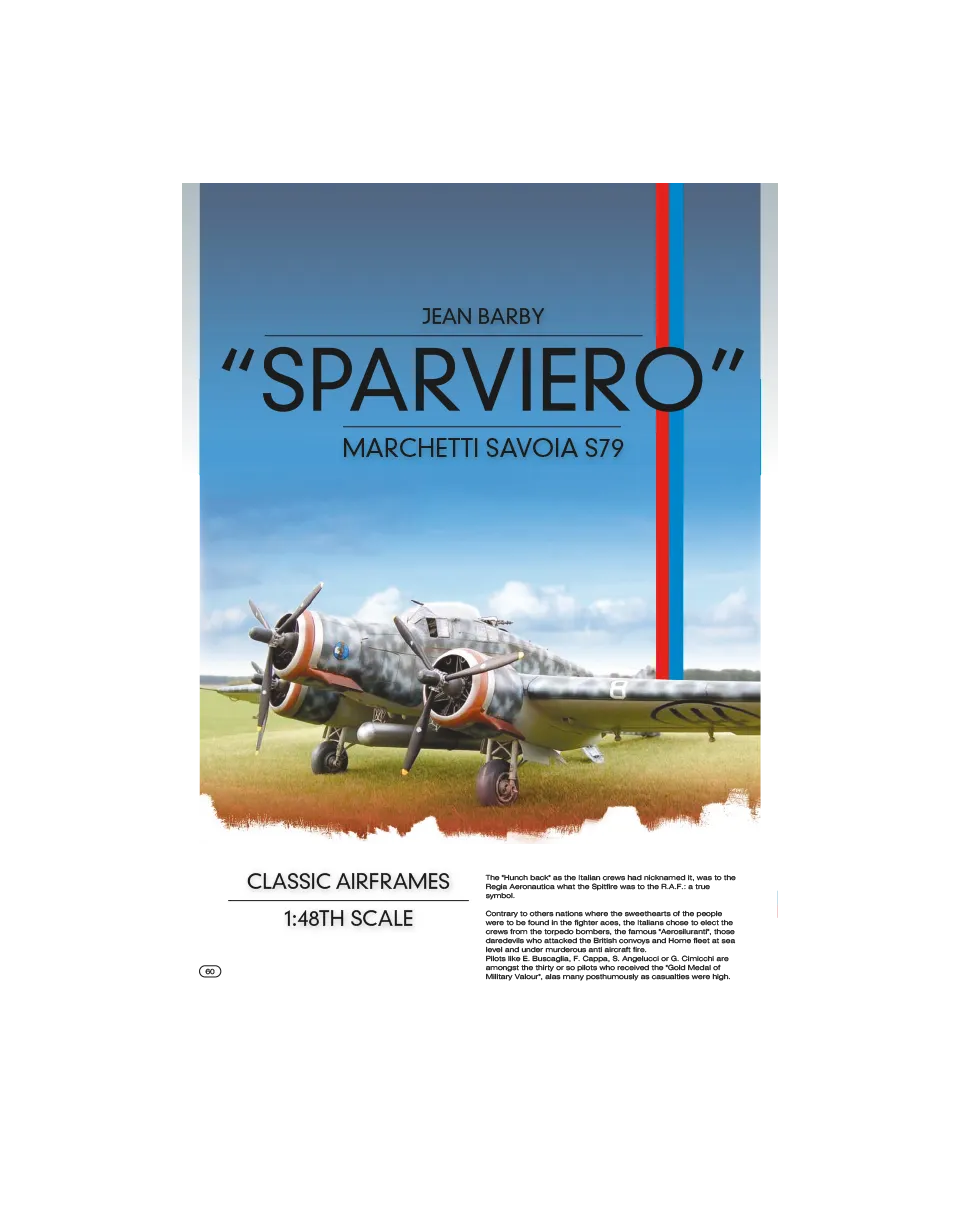 AFV Modeller AIR35 Sparviero Marchetti S79 articolo PDF copia singola