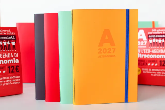 Altreconomia AltrAgenda 2027 agenda settimanale tascabile