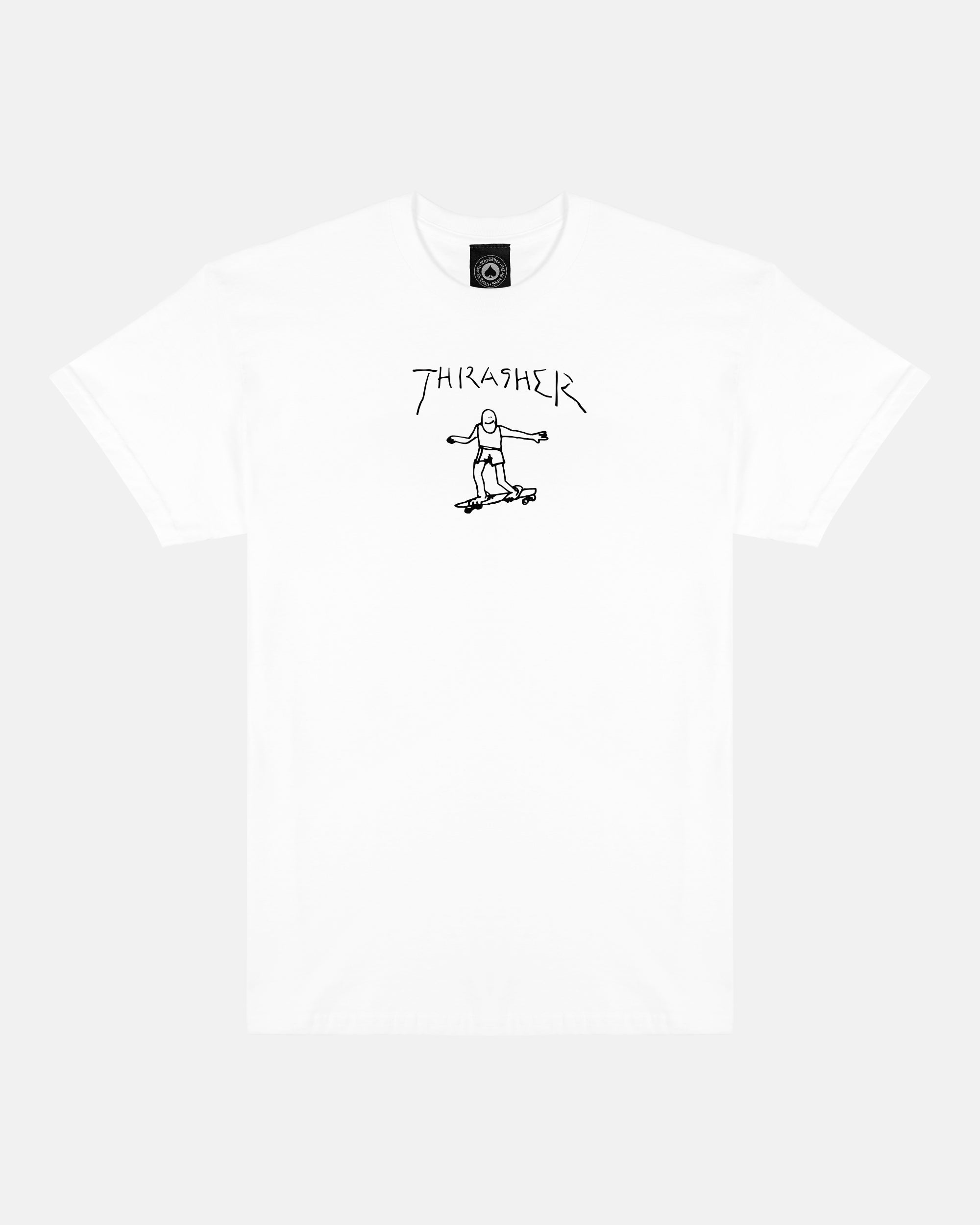 Thrasher Gonz t-shirt maglietta bianca cotone skate