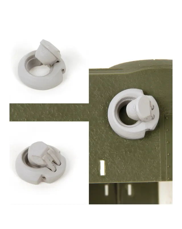 AFV Modeller A39 Tortoise pistol port 1:35 Meng