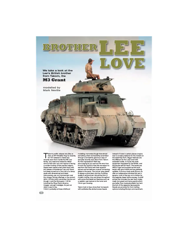 AFV Modeller AFV100 Brother-Lee-Love articolo PDF carri