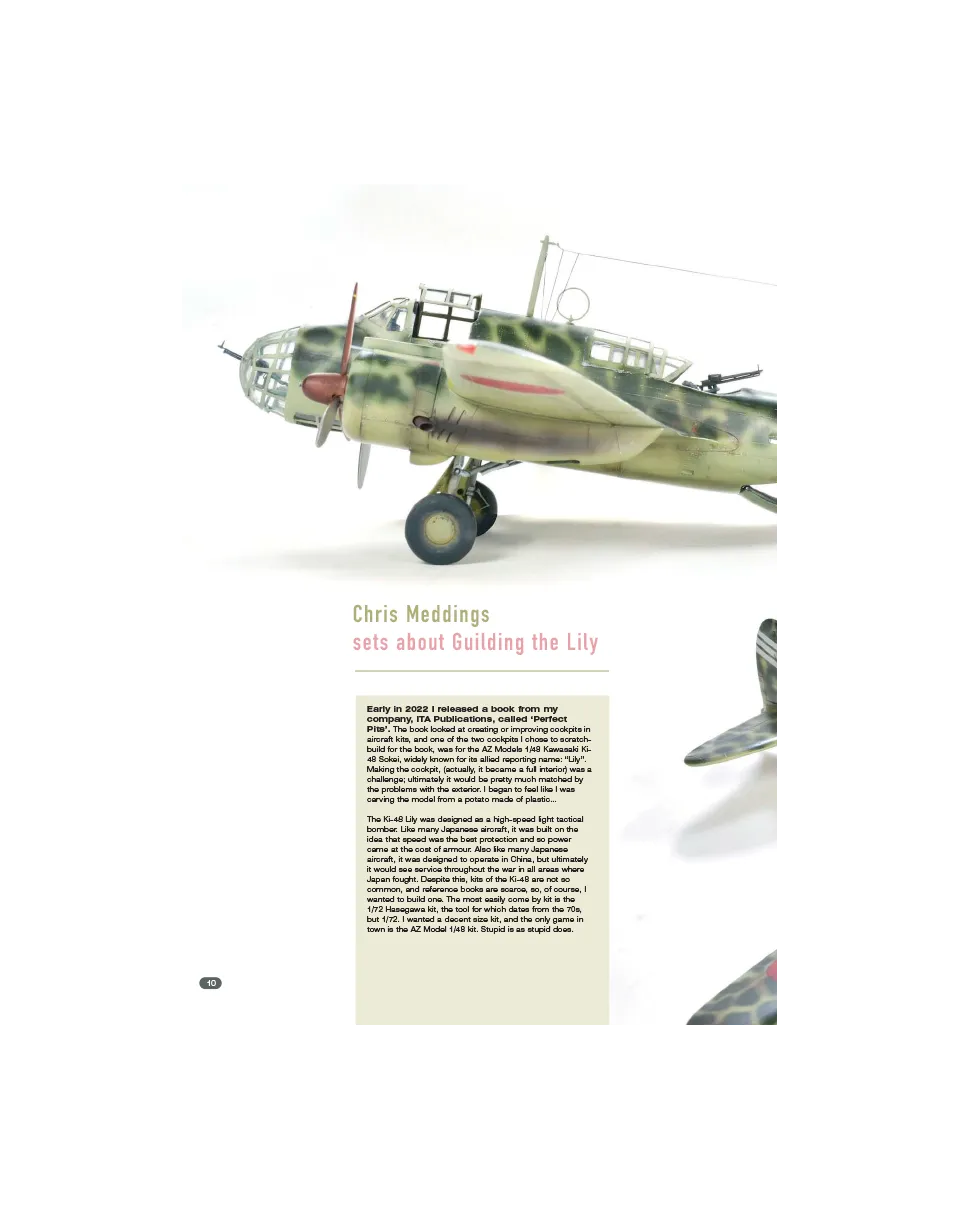 AFV Modeller AIR AIR108 articolo PDF Ki-48 Lily copia singola
