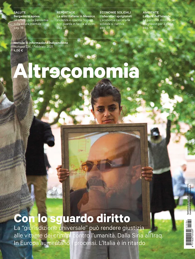 Altreconomia 234 Con lo sguardo diritto rivista copia singola