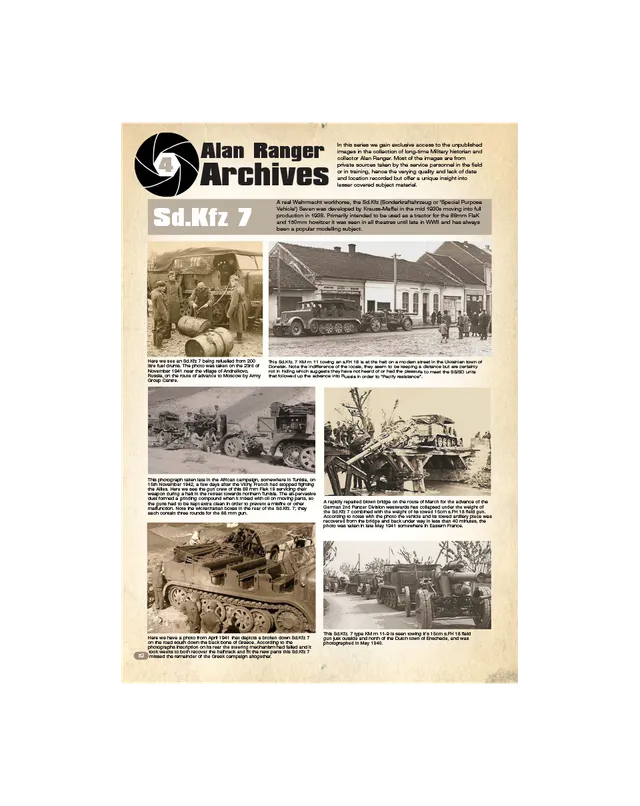 AFV Modeller AFV140 numero pdf Sd.Kfz 7 copia singola