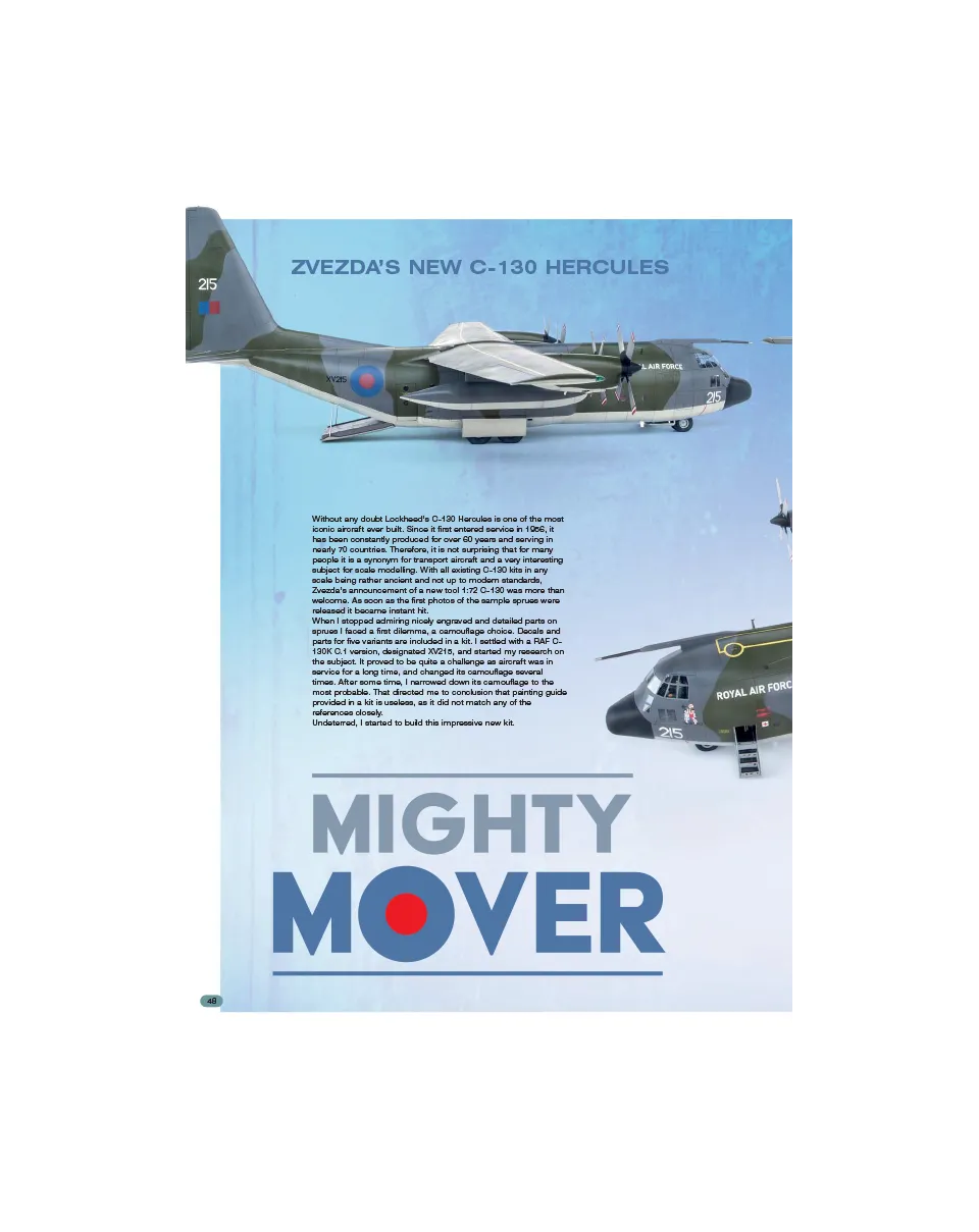 AFV Modeller AIR 95 Mighty Mover articolo PDF copia singola