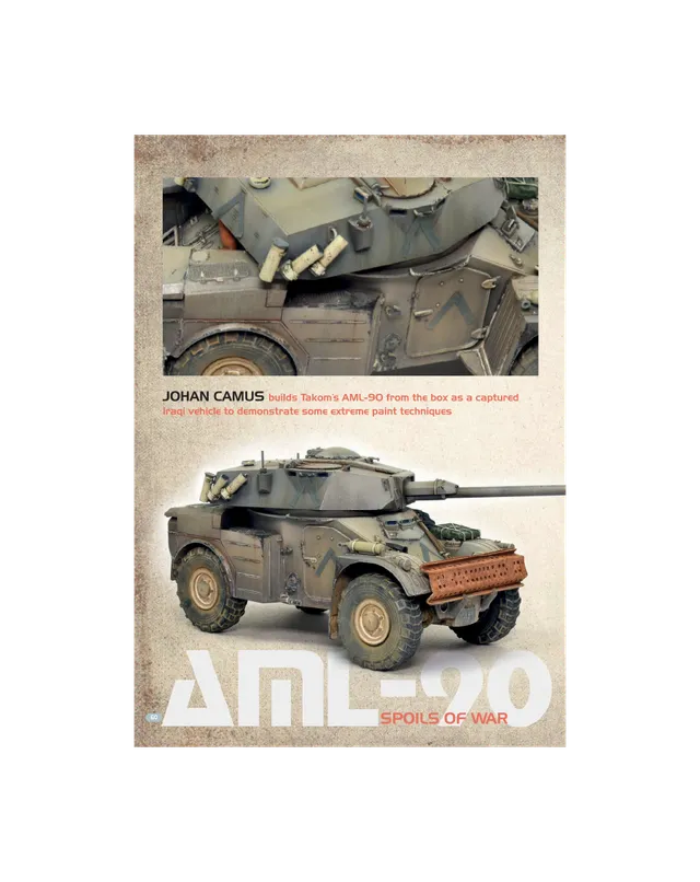 AFV Modeller AFV 101 AML90 Spoils of War rivista PDF