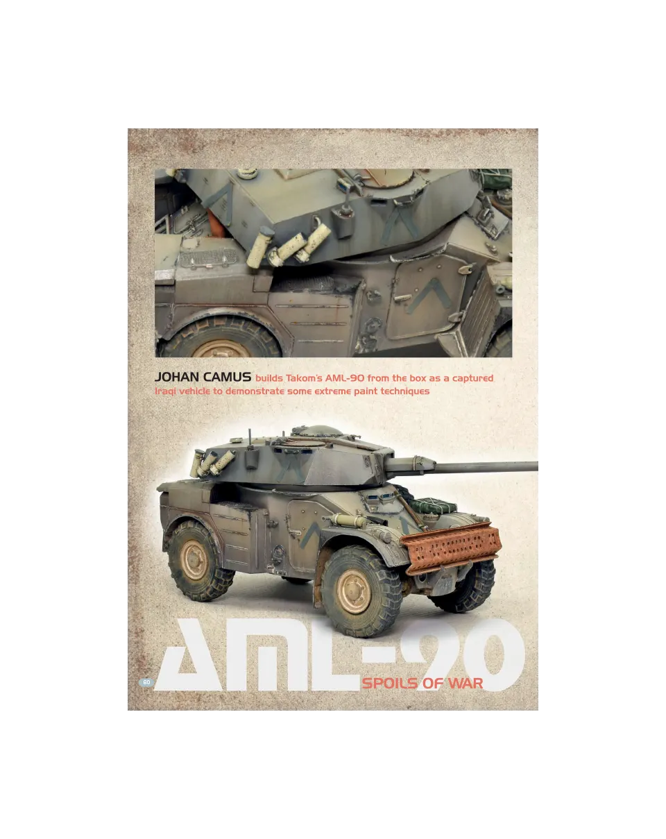 AFV Modeller AFV 101 AML90 Spoils of War rivista PDF