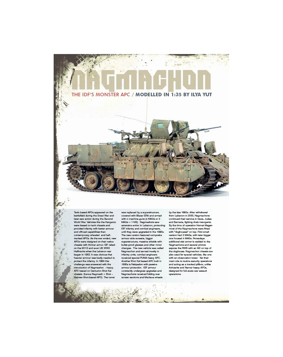 AFV Modeller AFV72 Nagmachon rivista PDF copia singola