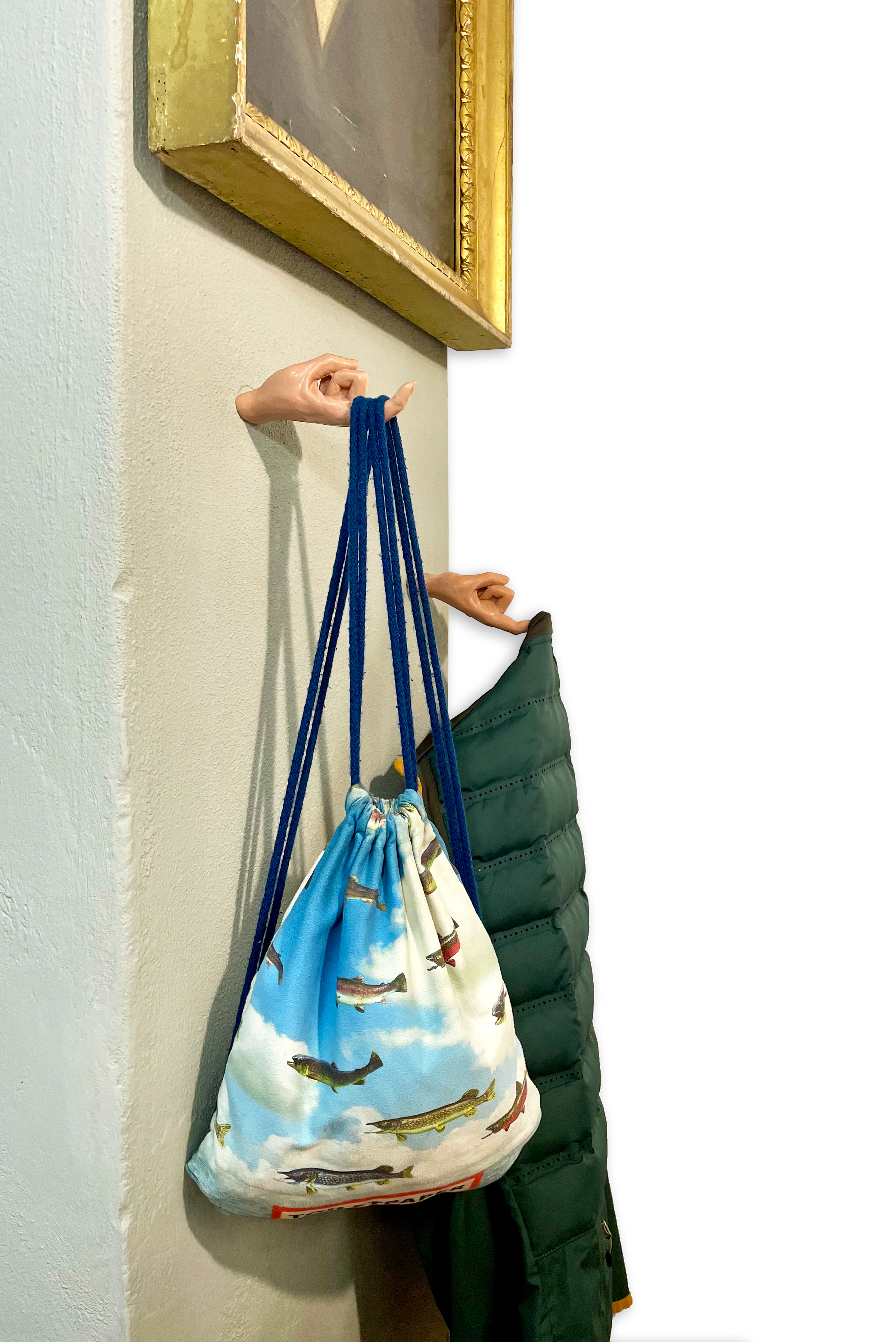 TOILETPAPER Appendito Wall Grip appendiabiti resina 2 pezzi