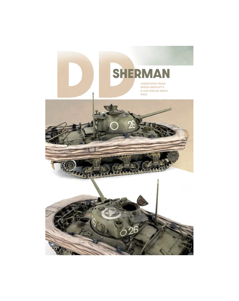 AFV Modeller AFV131 DD Sherman articolo PDF carri