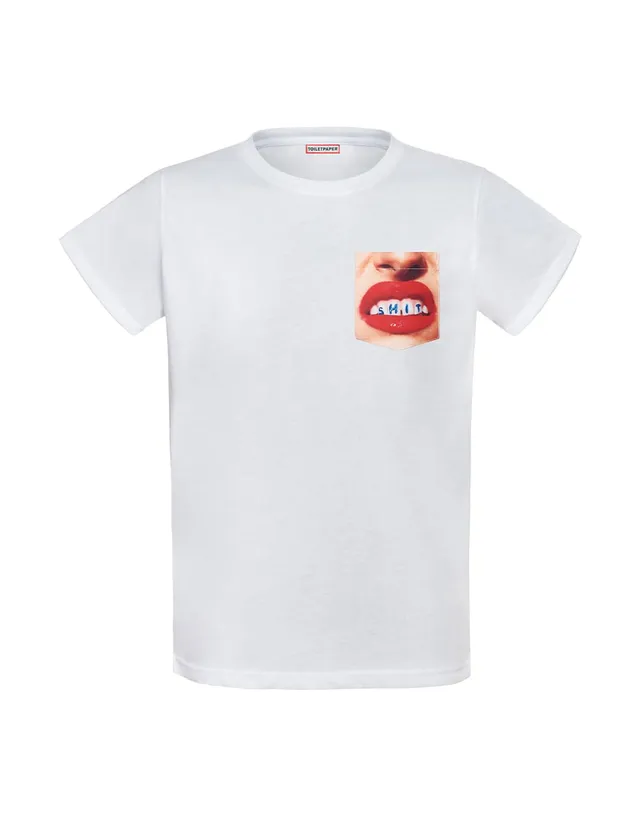 TOILETPAPER Pocket T-Shirt maglietta cotone tasca