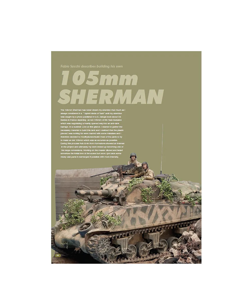 AFV Modeller Issue 46 rivista PDF Sherman 105mm