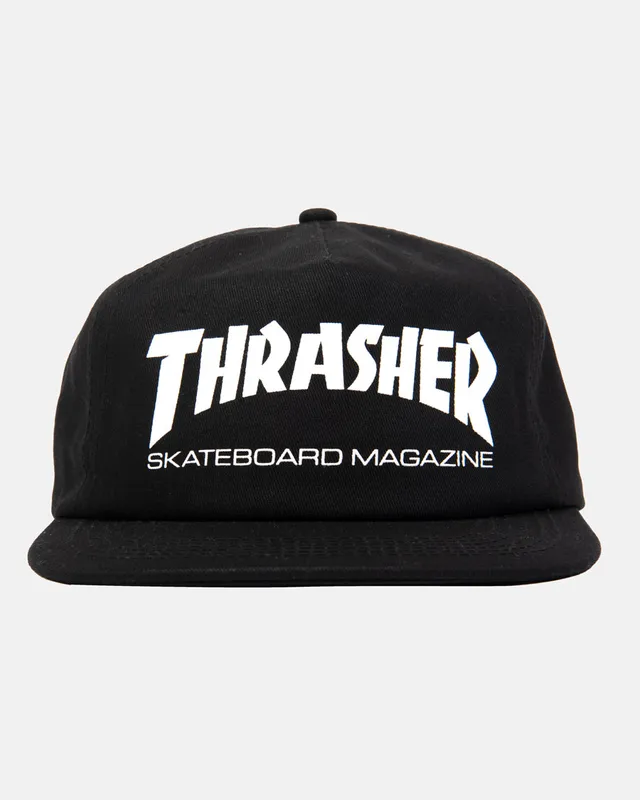 Thrasher Skate Mag snapback nero bianco in cotone