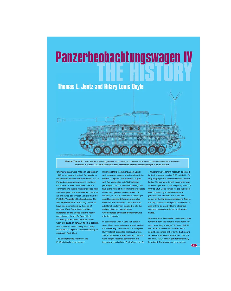 AFV Modeller Issue 6 articolo PDF Panzer IV osservazione