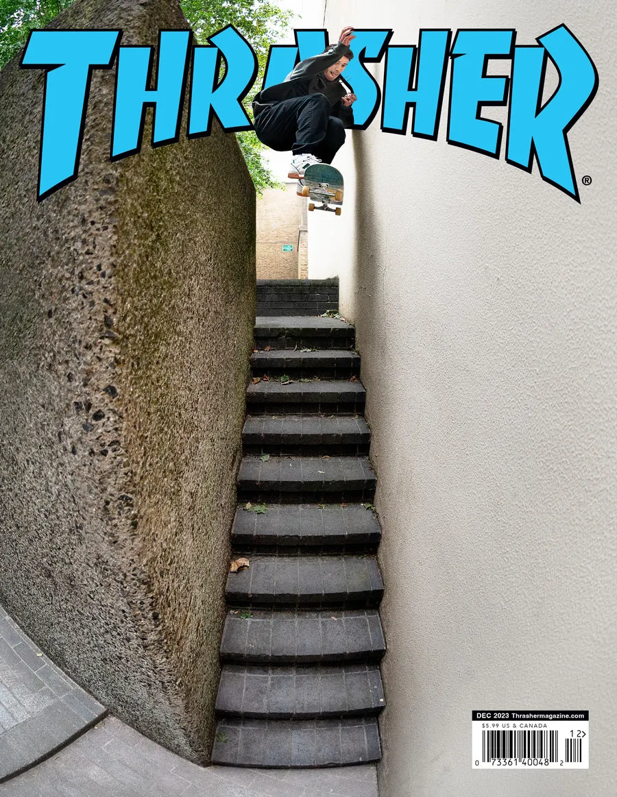 Thrasher Magazine Dicembre 2023 rivista skate copia singola