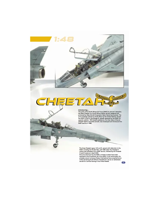 AFV Modeller AIR106 Cheetah articolo PDF copia singola