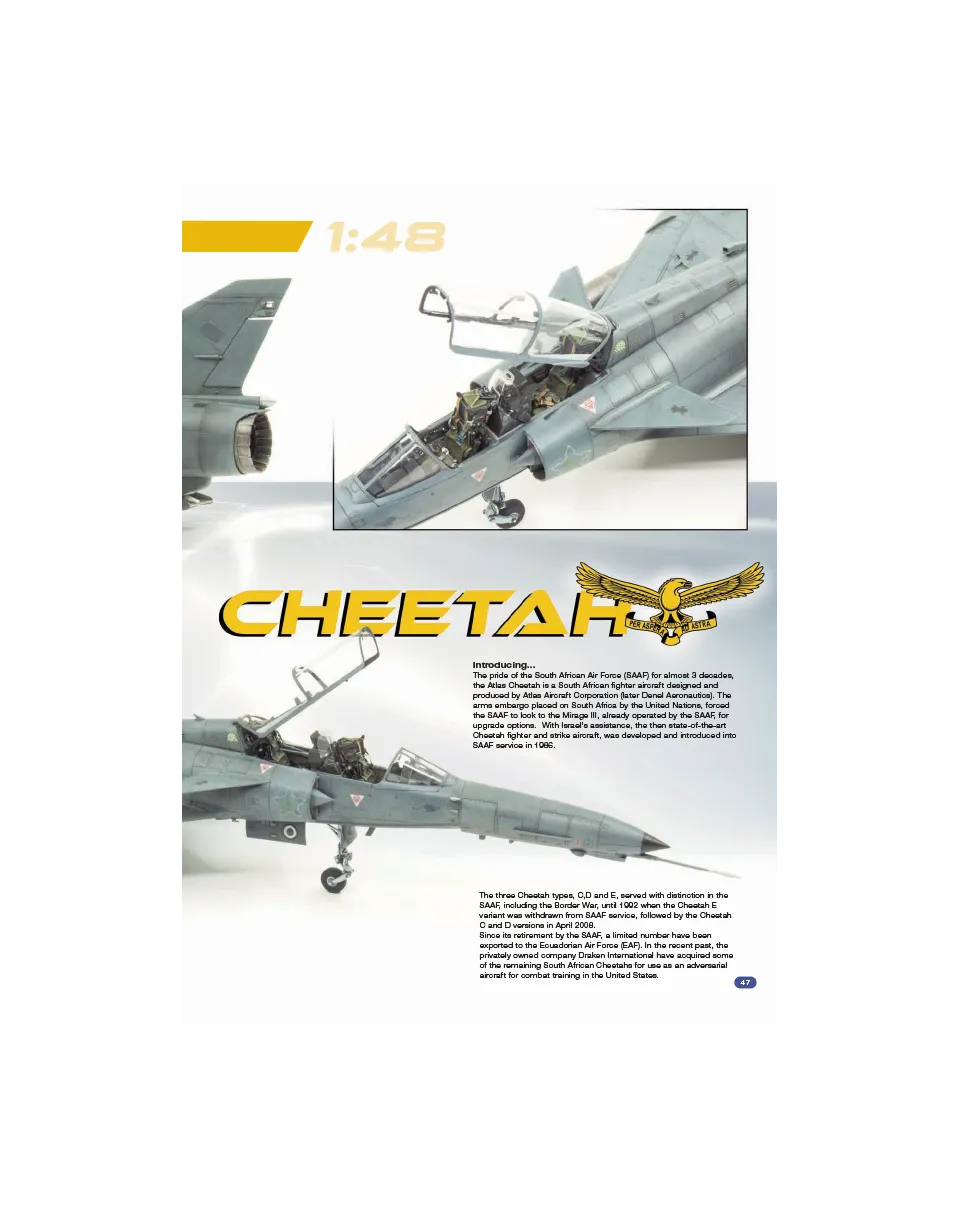 AFV Modeller AIR106 Cheetah articolo PDF copia singola