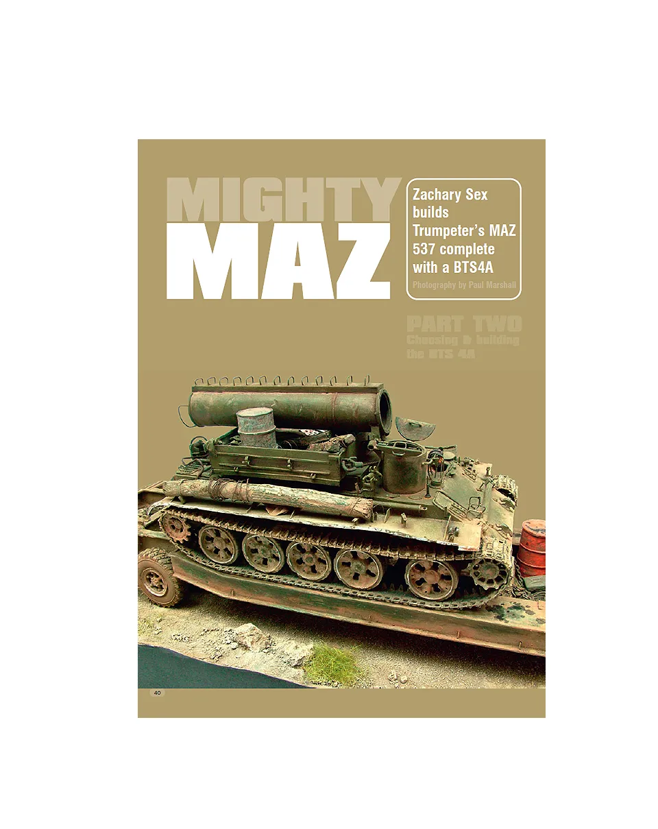 AFV Modeller 42 articolo PDF Mighty MAZ Part Two copia singola