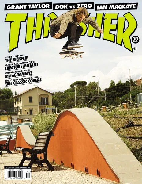 Thrasher Magazine dicembre 2011 rivista copia singola arretrato