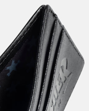 Thrasher Leather Card Wallet portacarte pelle nero