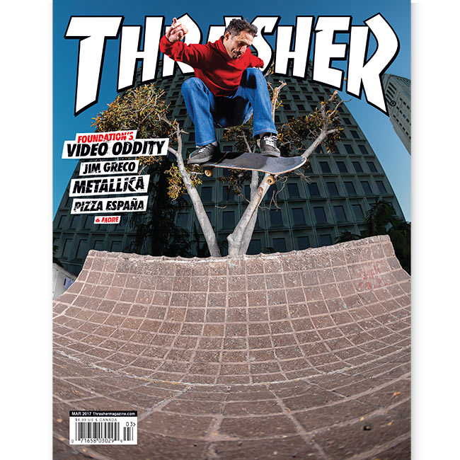 Thrasher Magazine marzo 2017 rivista copia singola arretrato