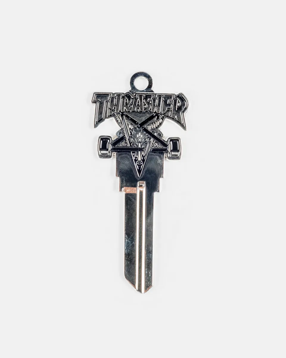 Thrasher Skategoat chiave grezza portachiavi