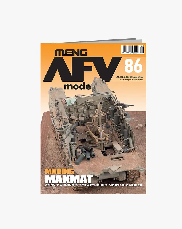 Meng AFV Modeller 86 rivista copia singola mezzi militari