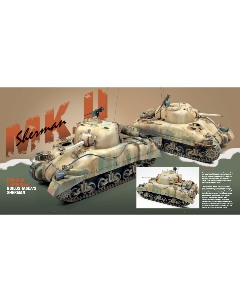 AFV Modeller M4 Modelling Sherman Tank libro PDF 180 pagine