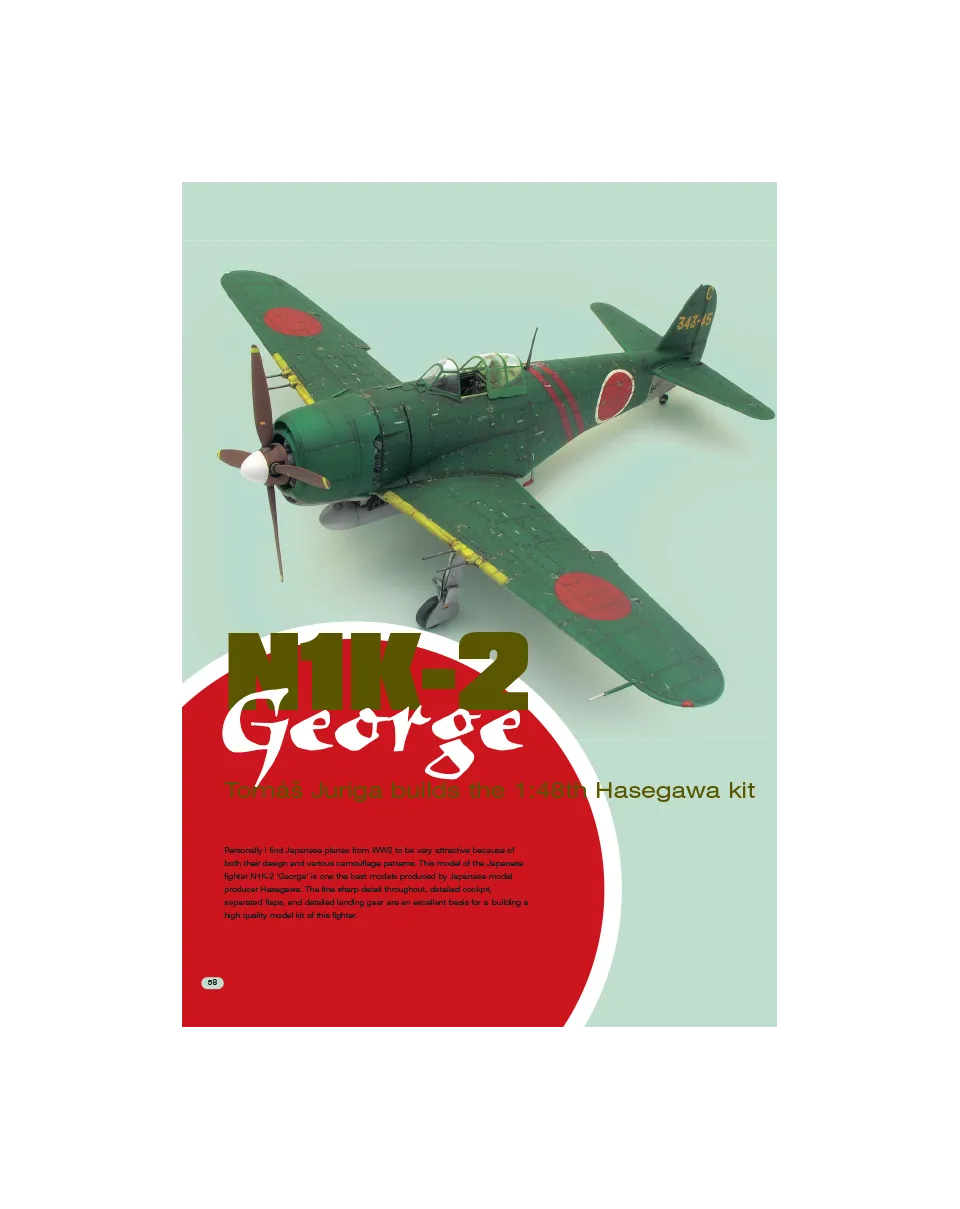 AFV Modeller AIR AIR15 articolo PDF N1K-2 George navy