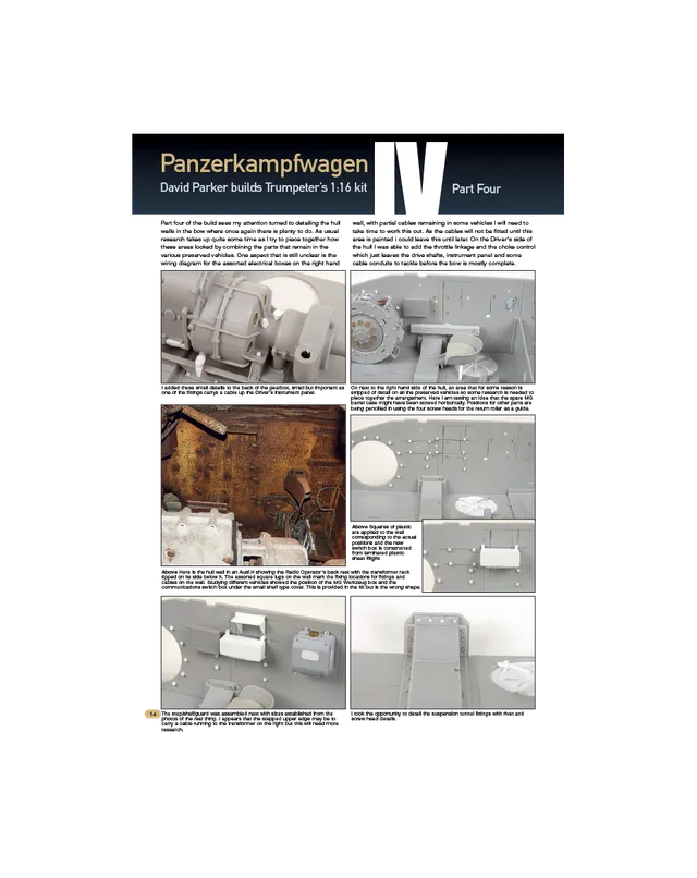 AFV Modeller AFV86 rivista PDF Panzer IV Parte 4 copia singola